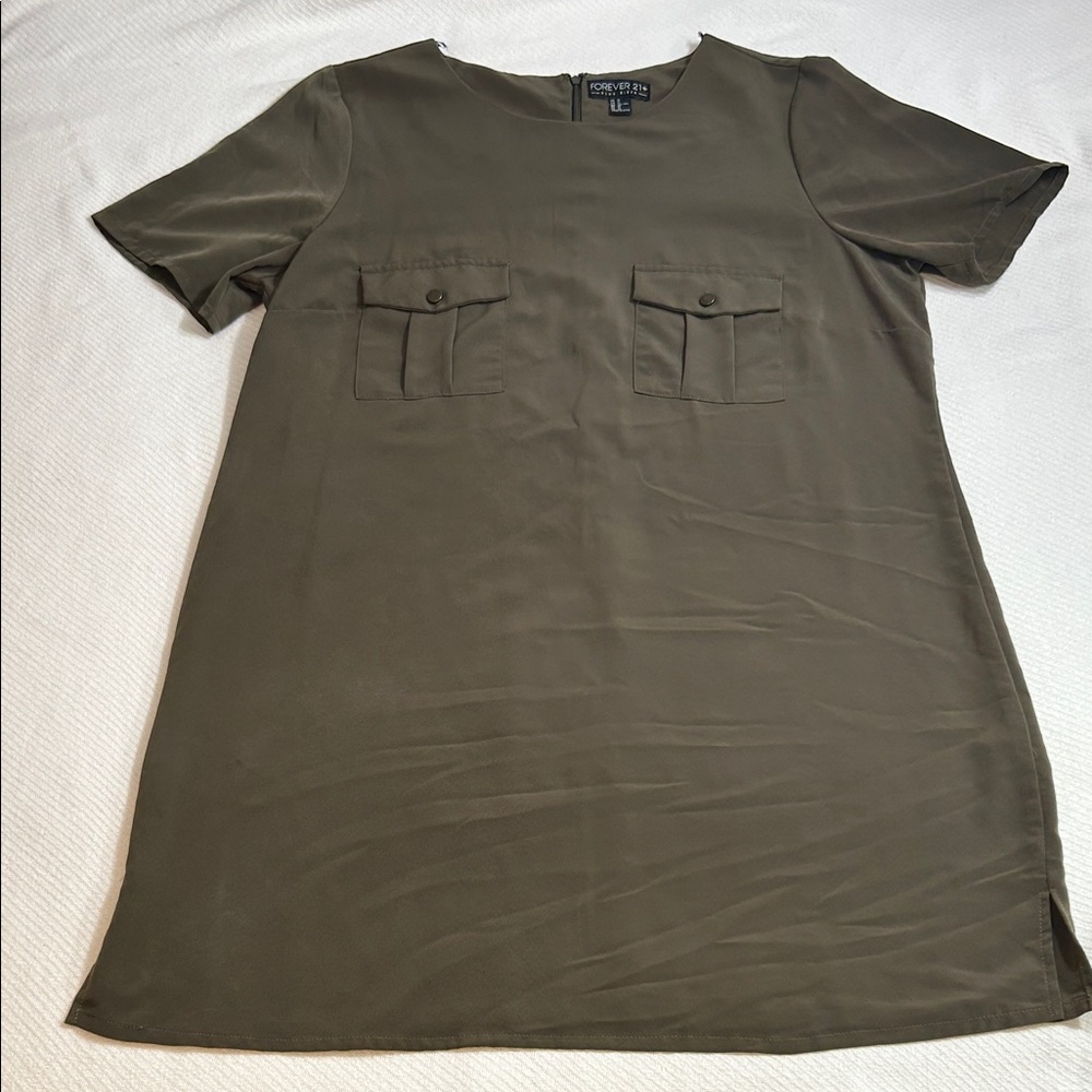 Forever 21 Olive Mini Dress